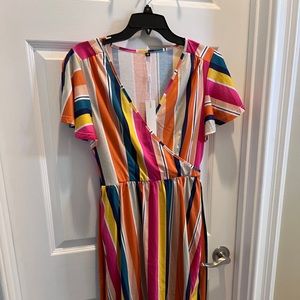 Beautiful colorful dress. New.
